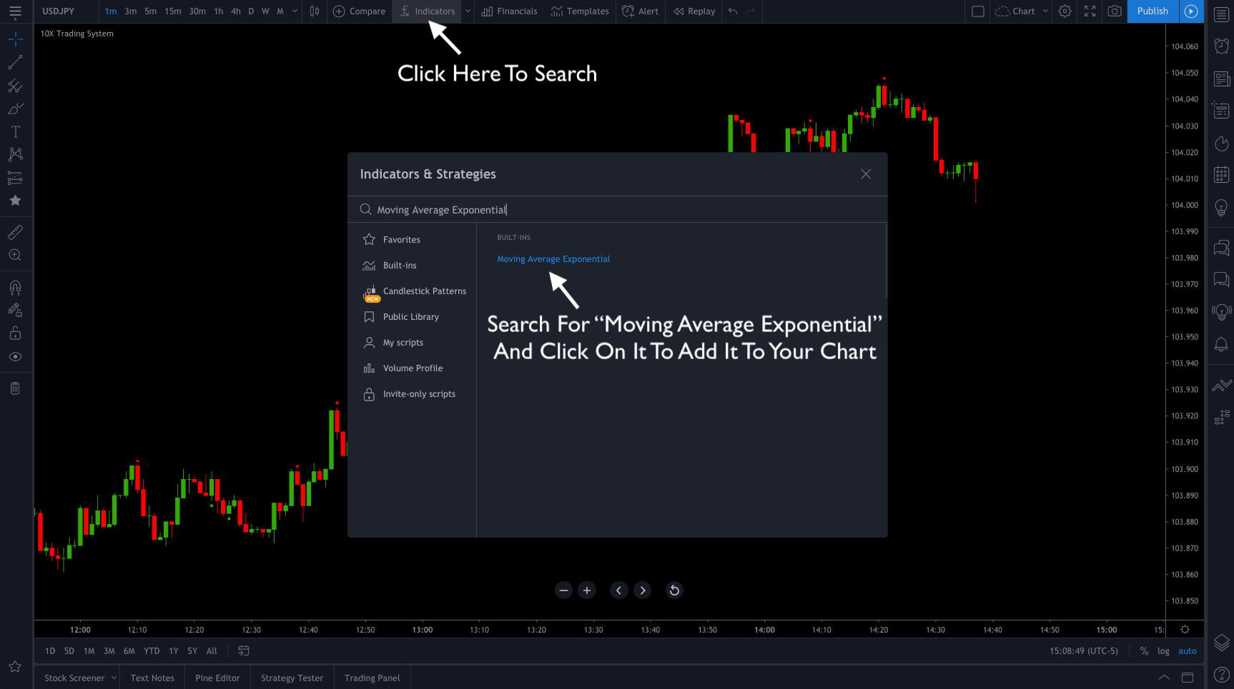 Moving Average Exponential TradingView Best Settings